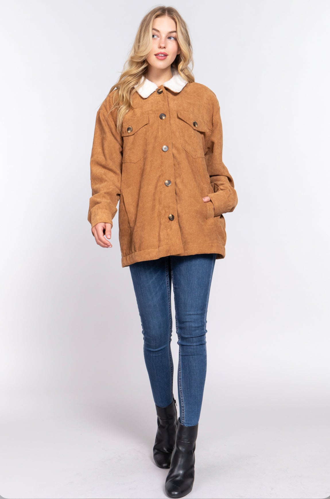 Camel corduroy jacket