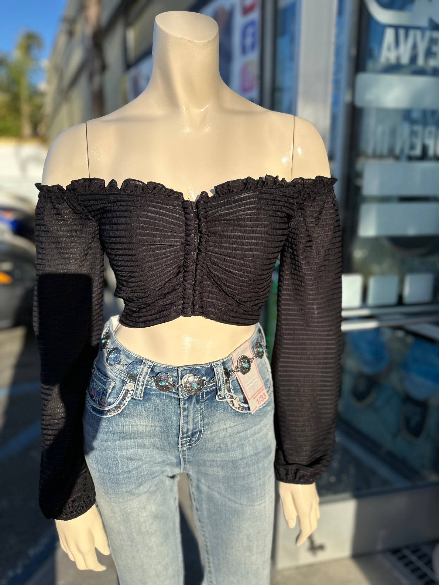 Amelia Black Top