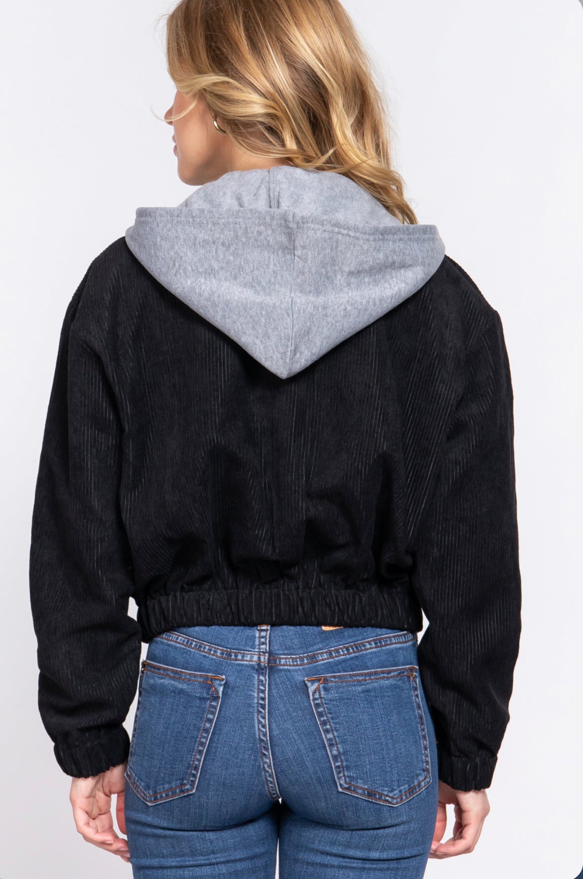 HOODIE CORDUROY JACKET