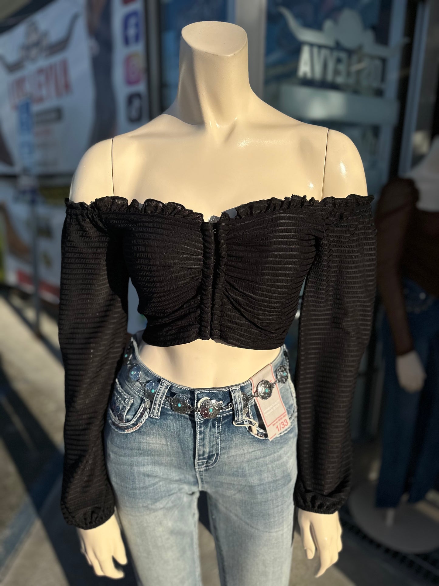 Amelia Black Top