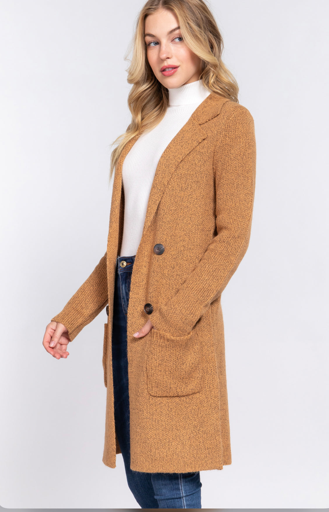 LONG SLEEVE SWEATER CARDIGAN