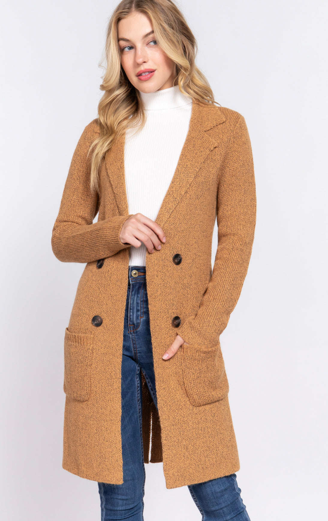 LONG SLEEVE SWEATER CARDIGAN