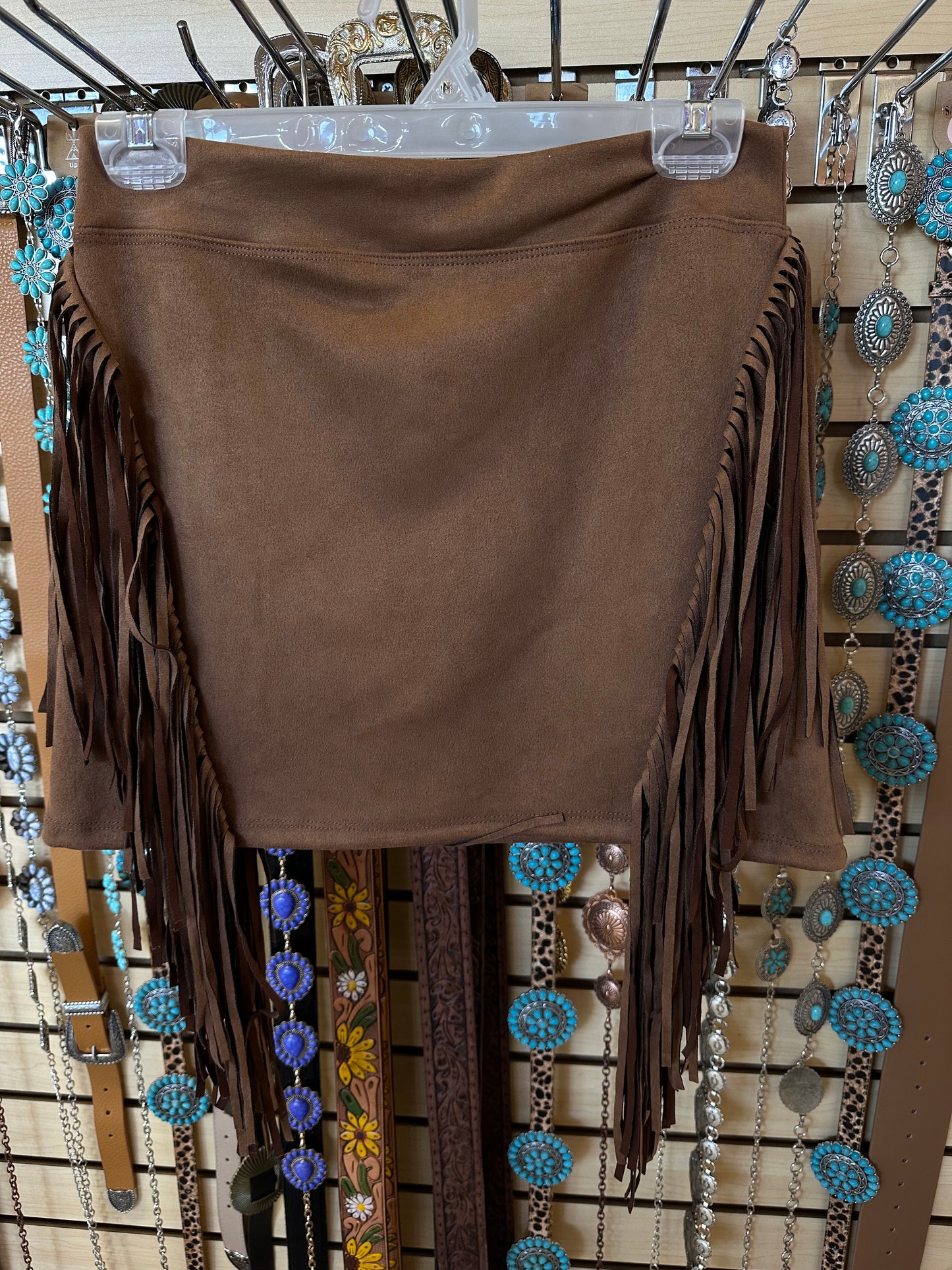 Vaquera Fringe skirt(4 colors available)