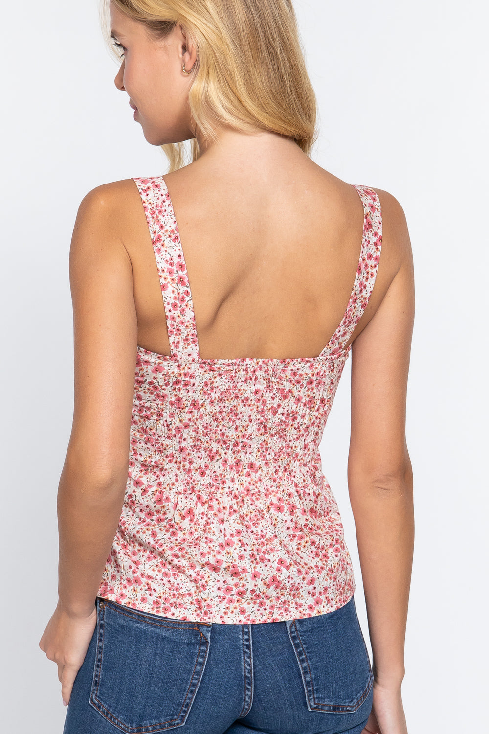 Plus size bustier zipper top(2 colors)
