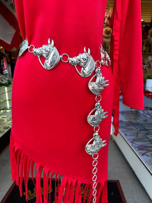 Horse chain belt 45” long