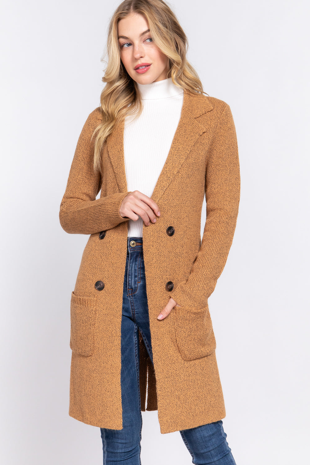 LONG SLEEVE SWEATER CARDIGAN