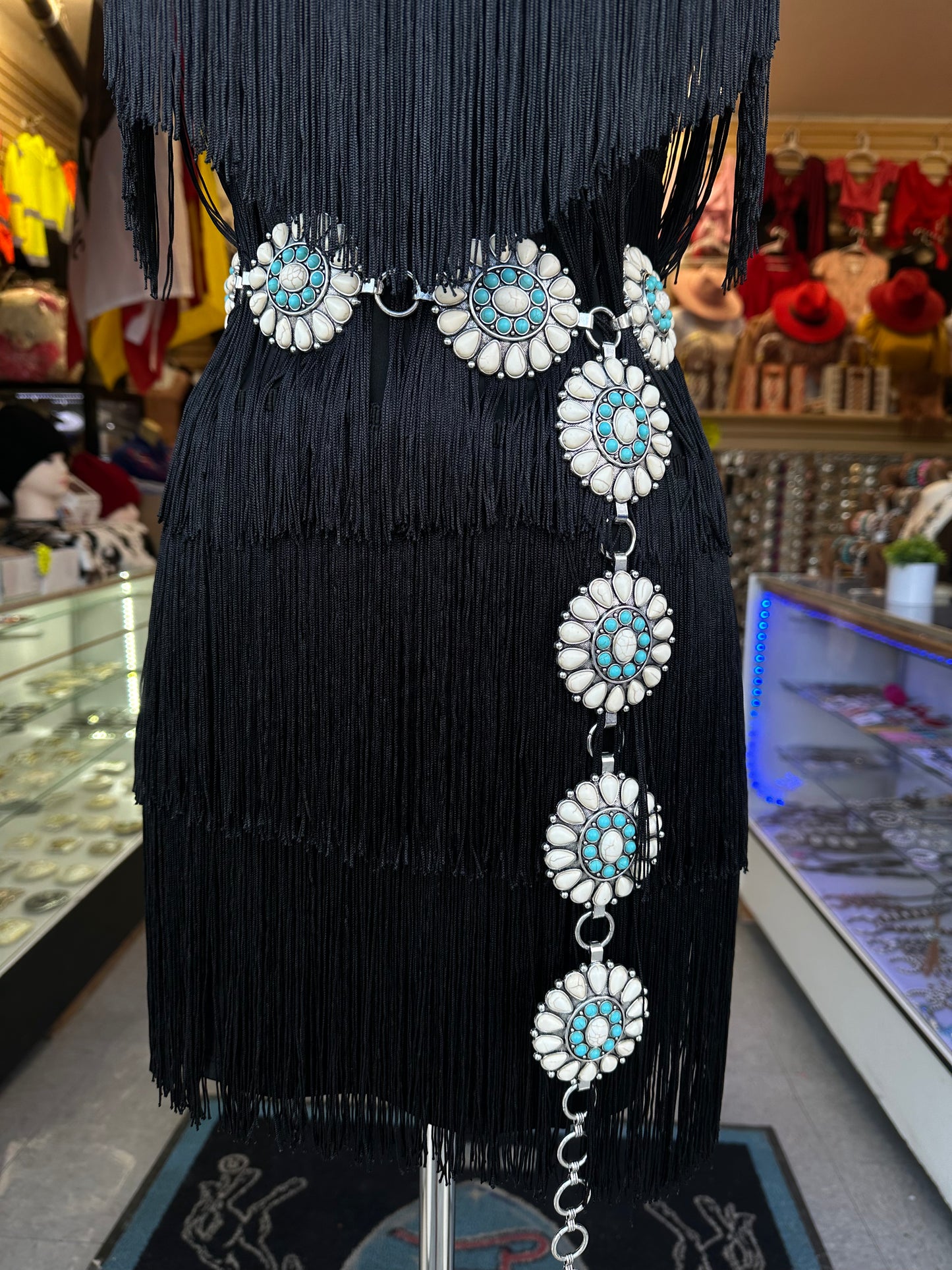 Black fringe Dress