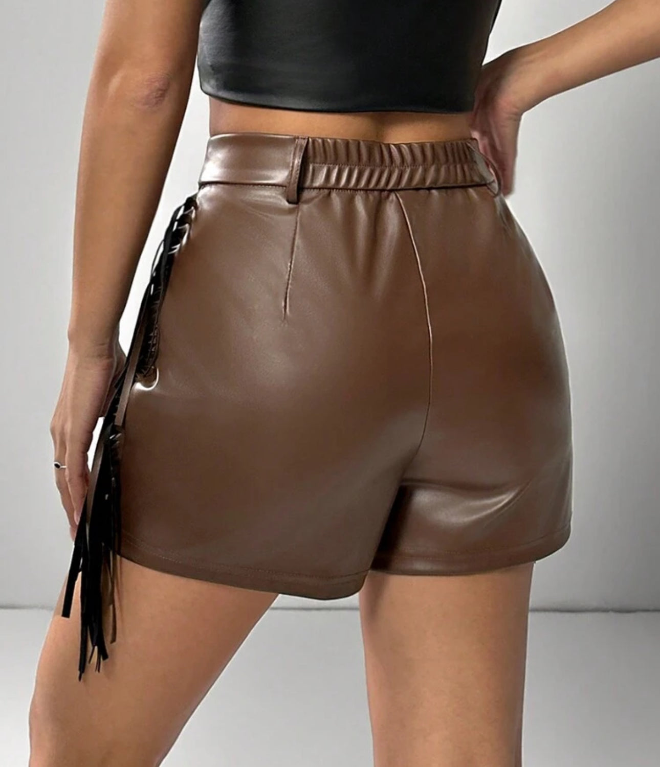 Tassel Decor shorts size large only
