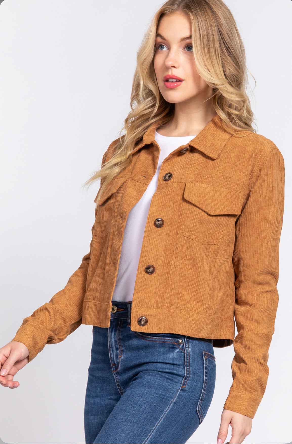 Camel Corduroy Jacket
