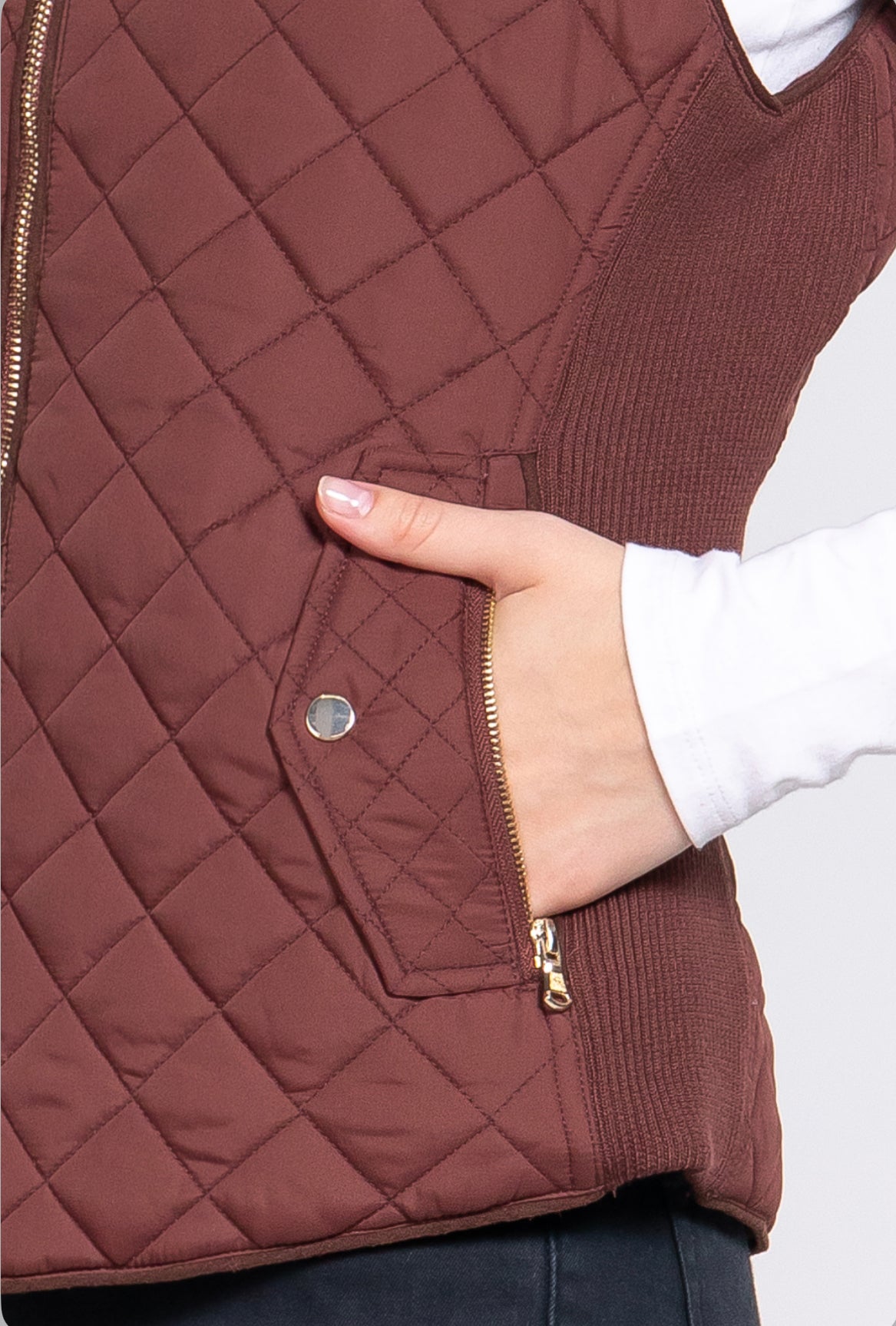 Brown Padding Vest
