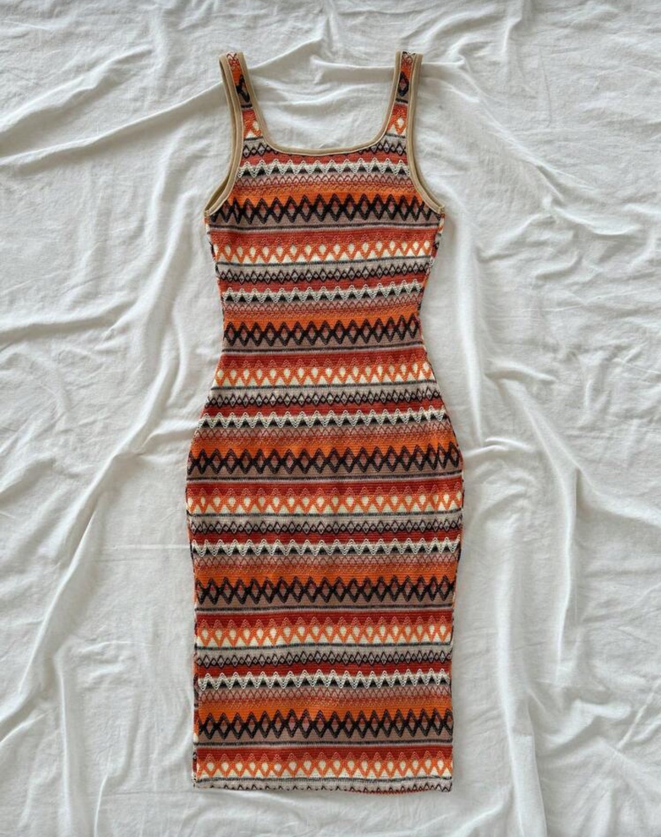 Orange dress size Large