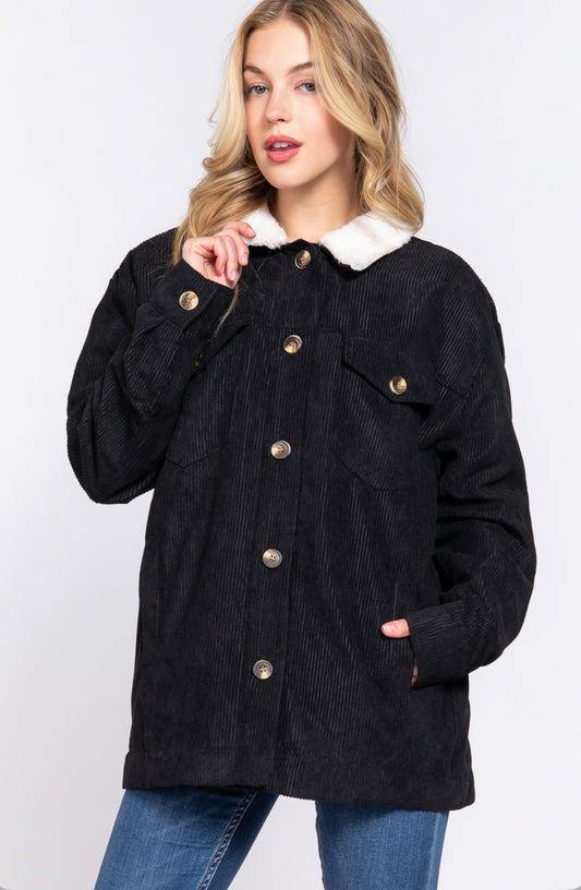 Black Corduroy Jacket