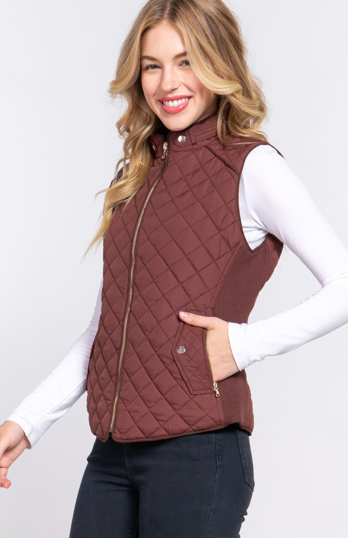 Brown Padding Vest