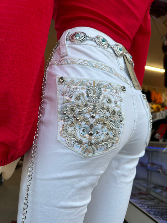 02 white bootcut jeans