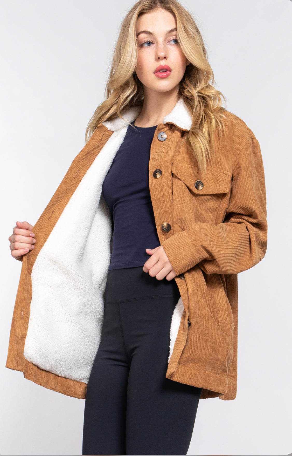 Camel corduroy jacket