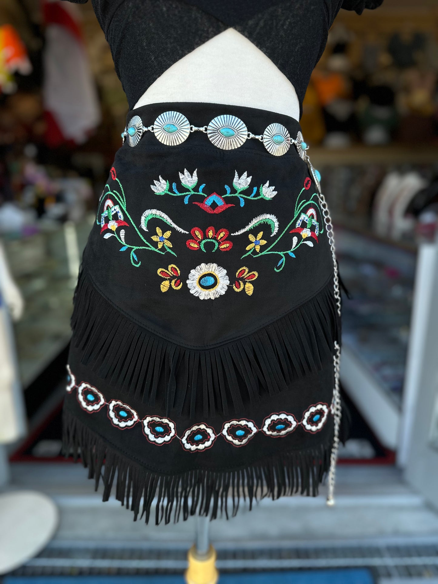 Embroidered Mexican Skirts(3 colors available)
