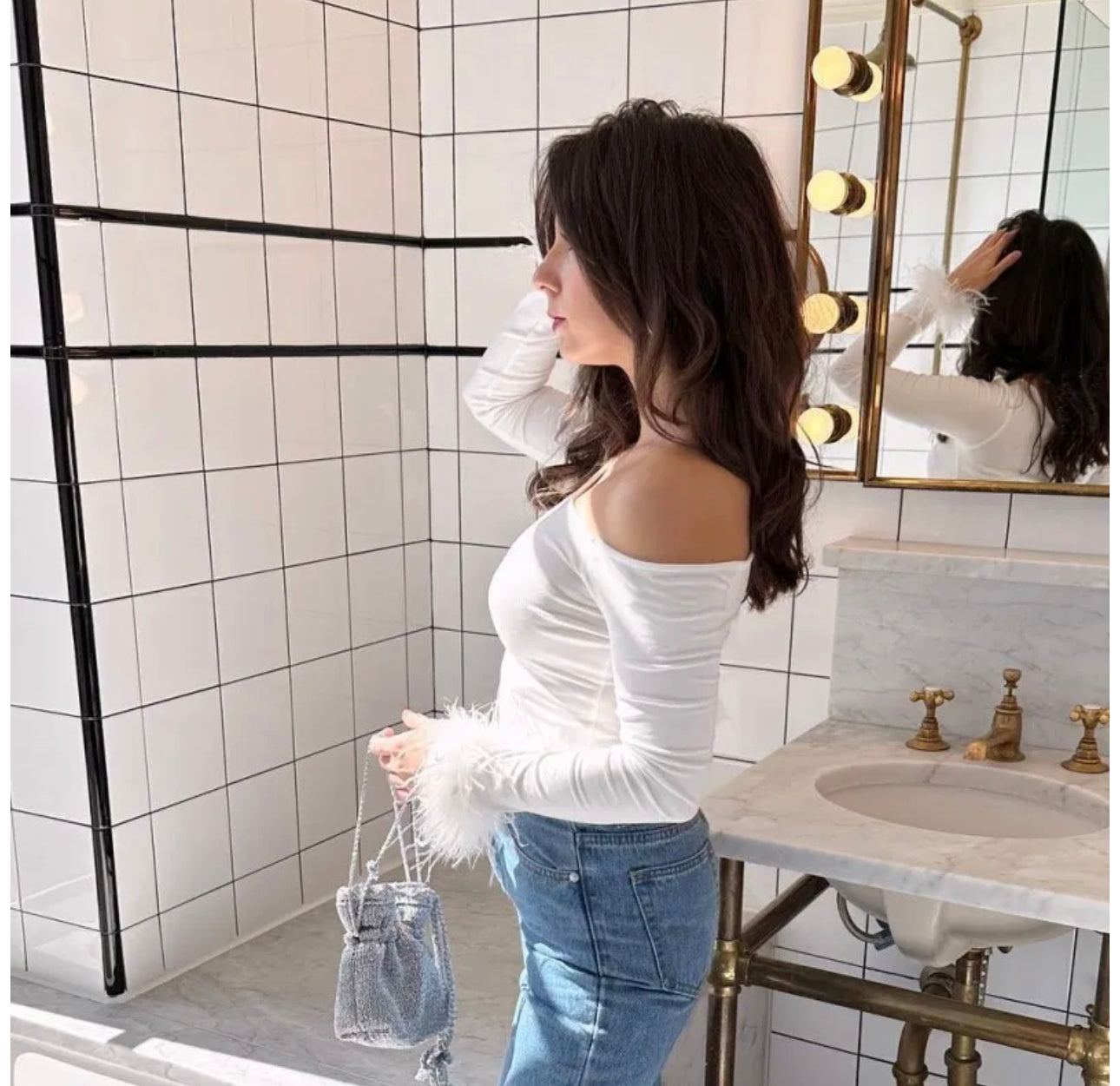 Alexandra White Top