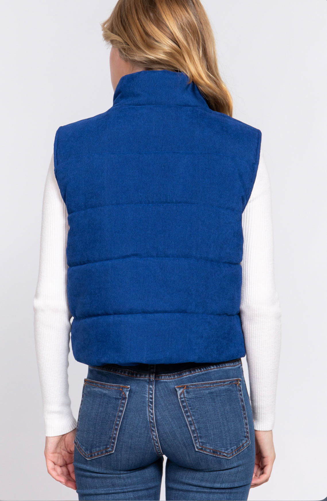 CORDUROY PUFFER VEST