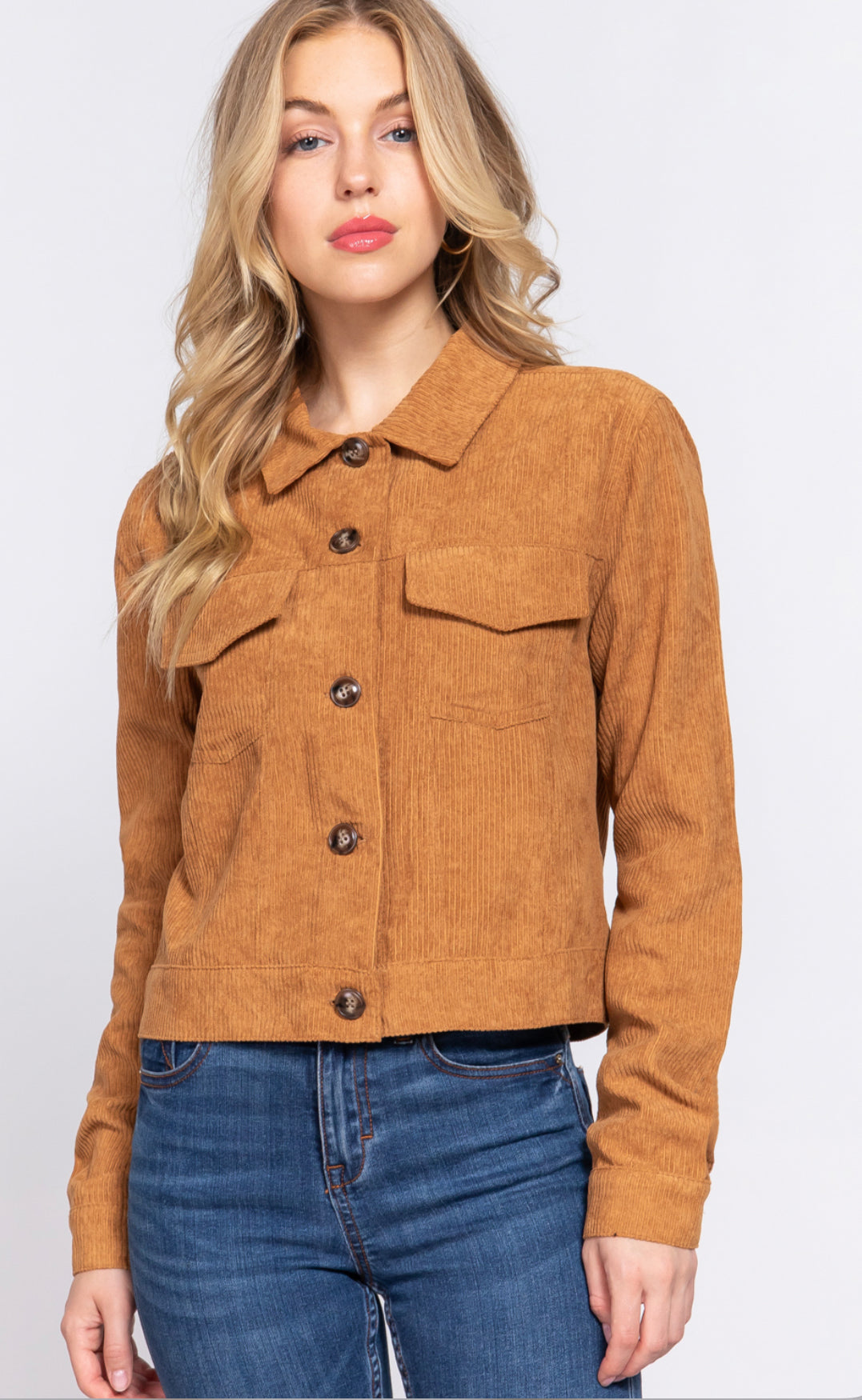 Camel Corduroy Jacket