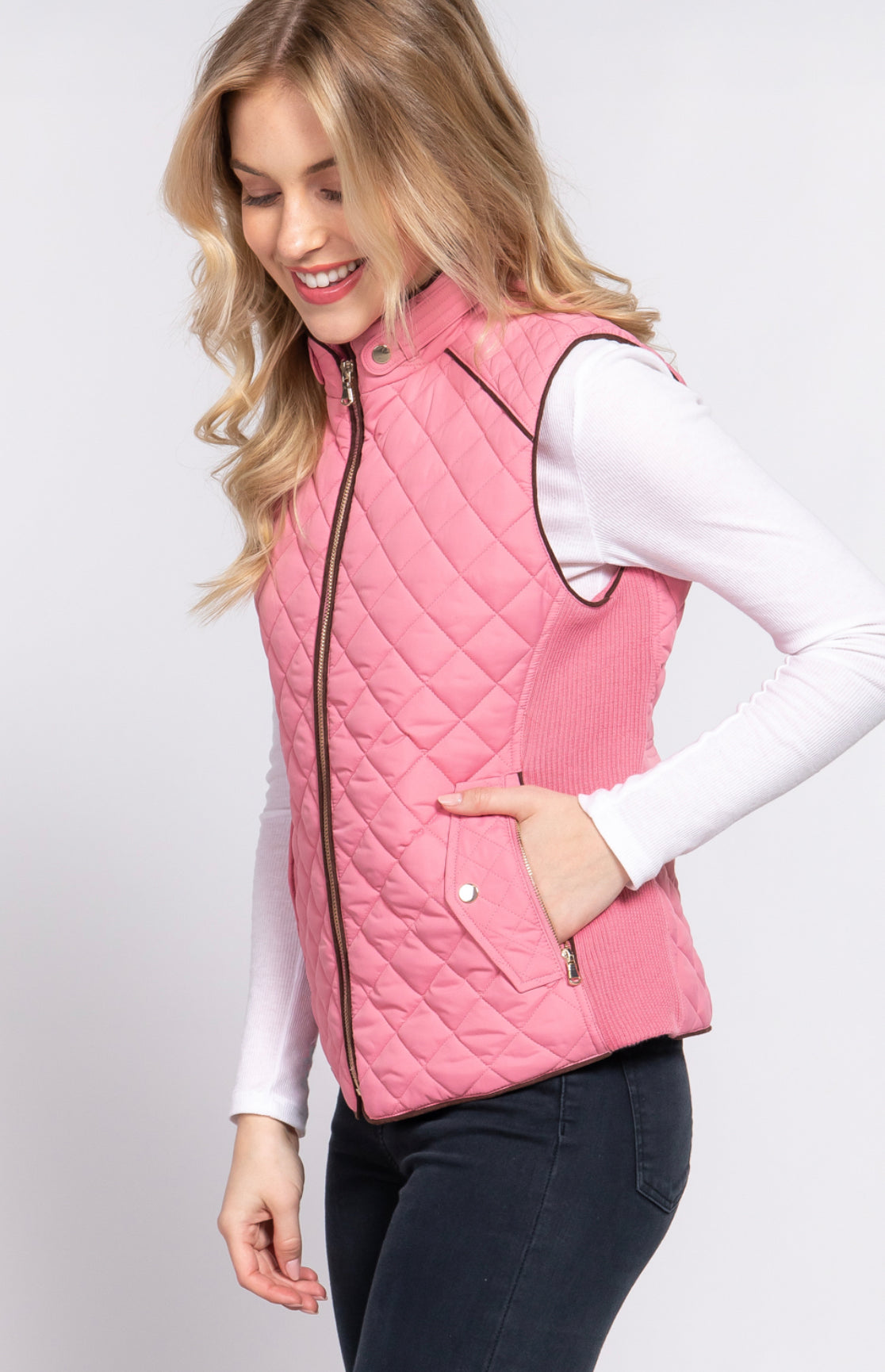 Pink Padding Vest