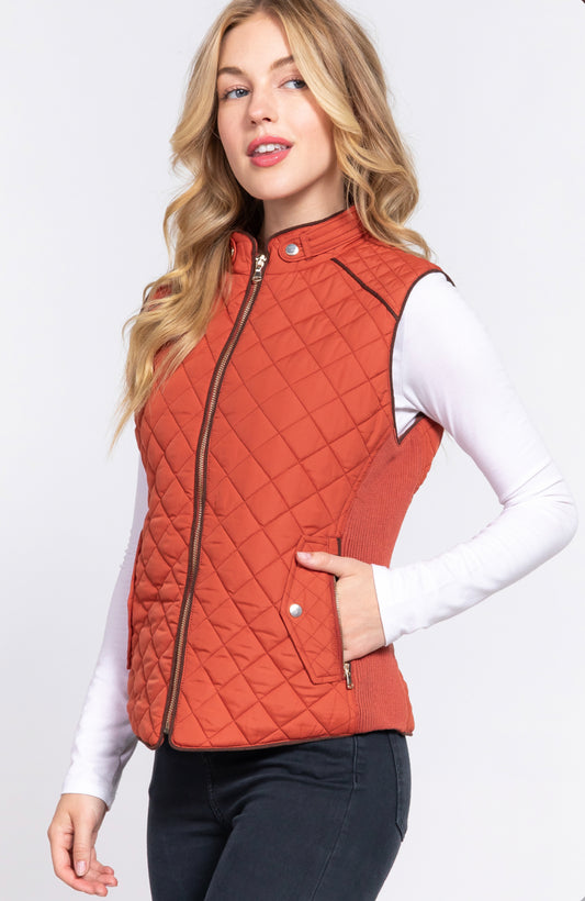 Rust Padding Vest