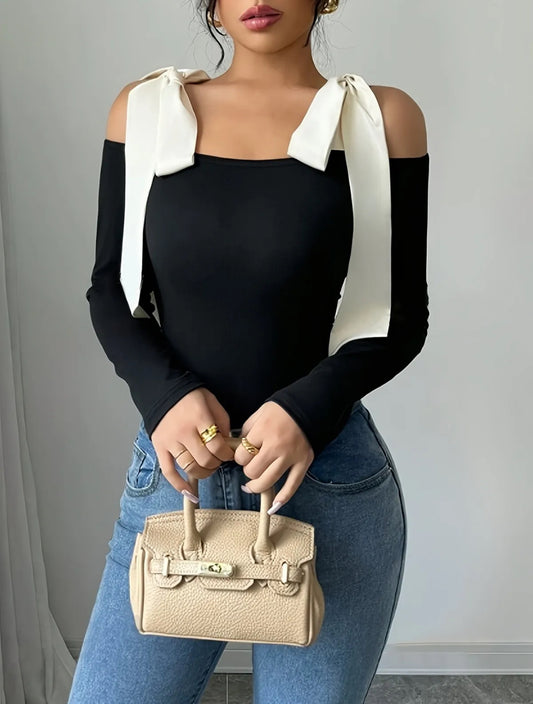 Fashion shoulder Top