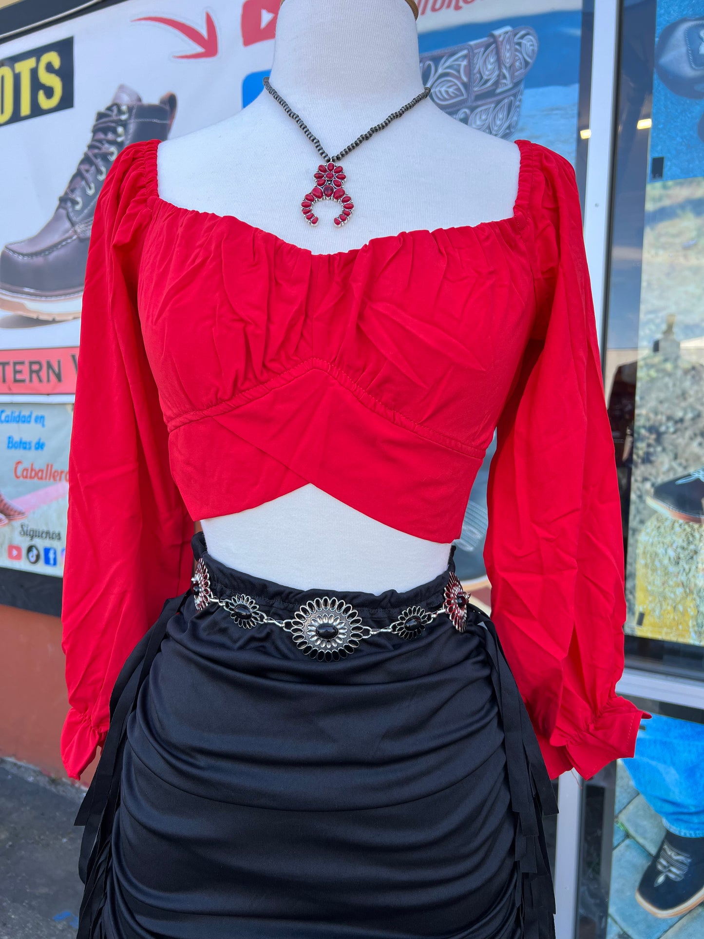 Catalina long sleeve red top ❤️