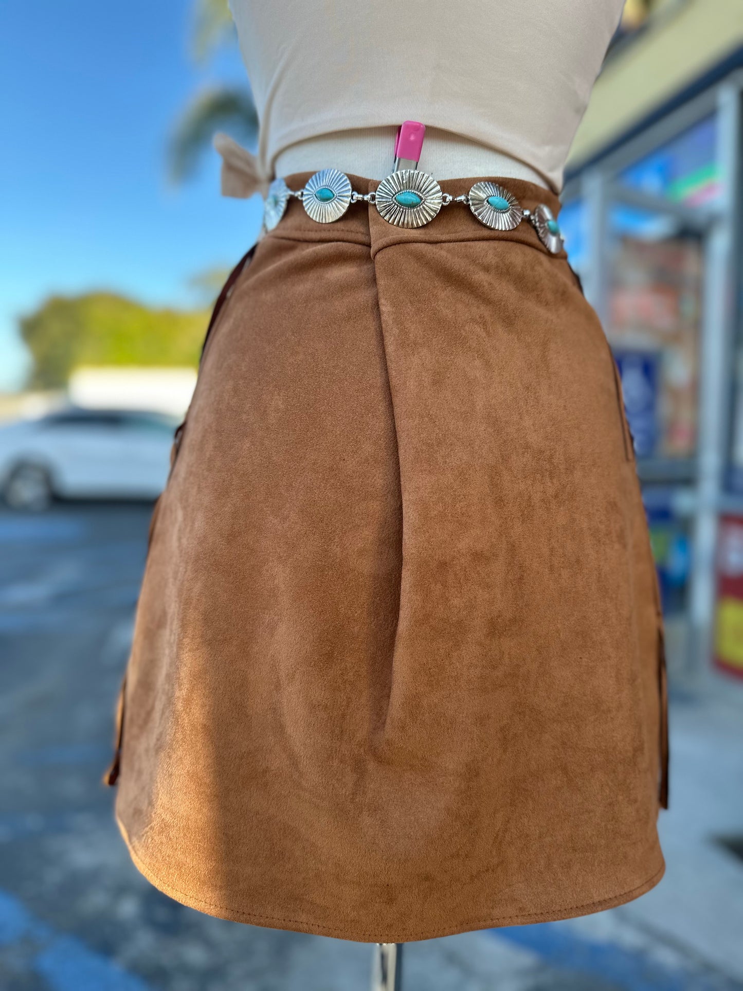 Vaquera Fringe skirt(4 colors available)