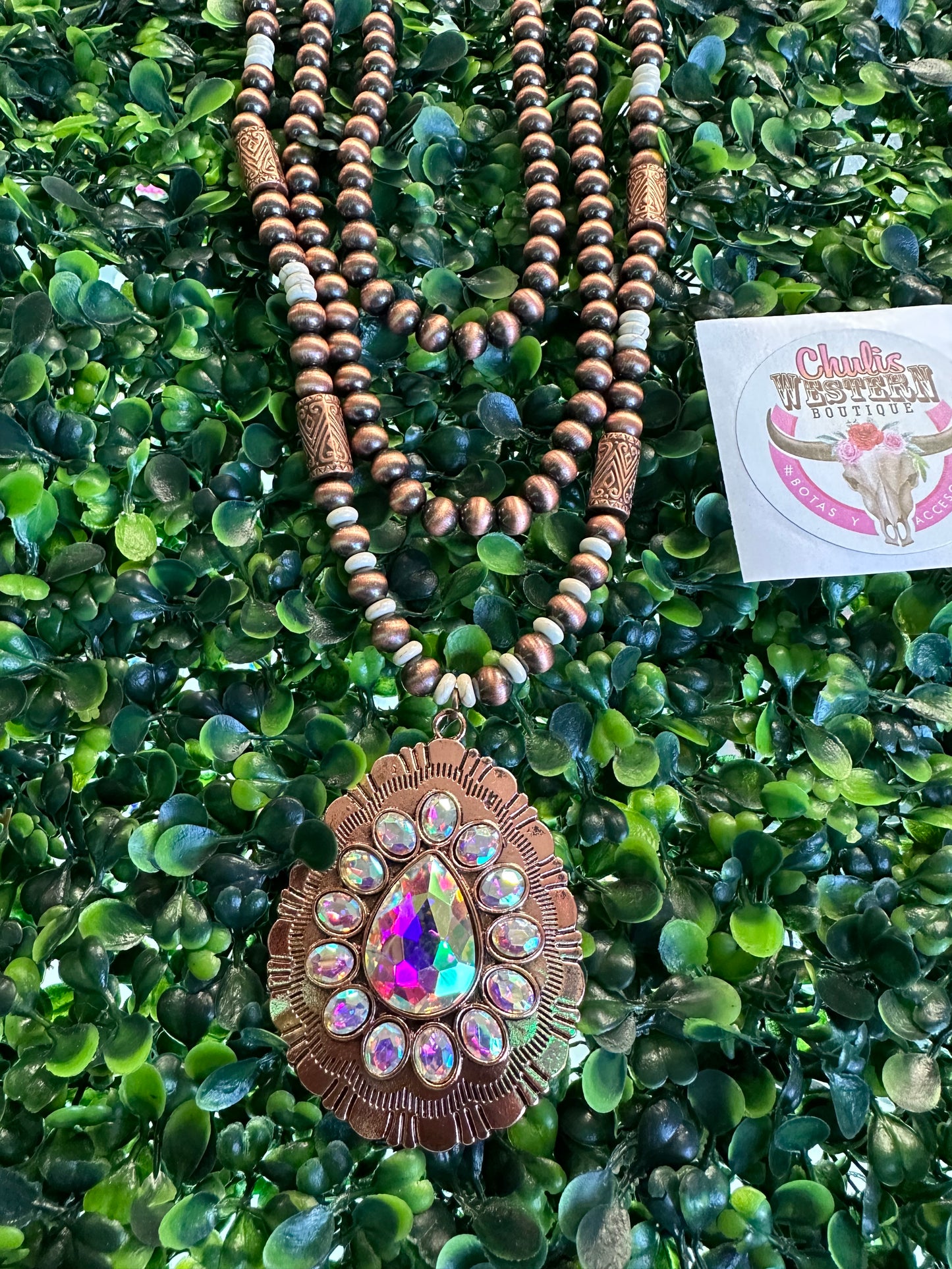 Navajo necklace and earrings set