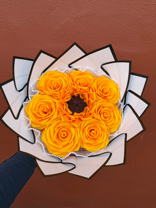 Ramo de flores amarillas