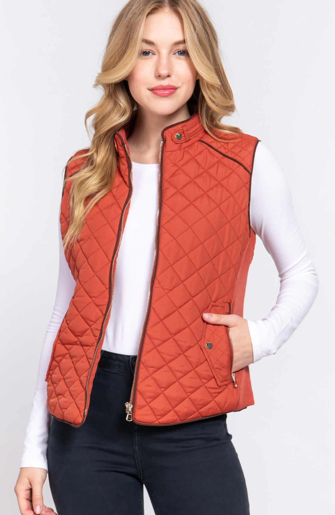 Rust Padding Vest