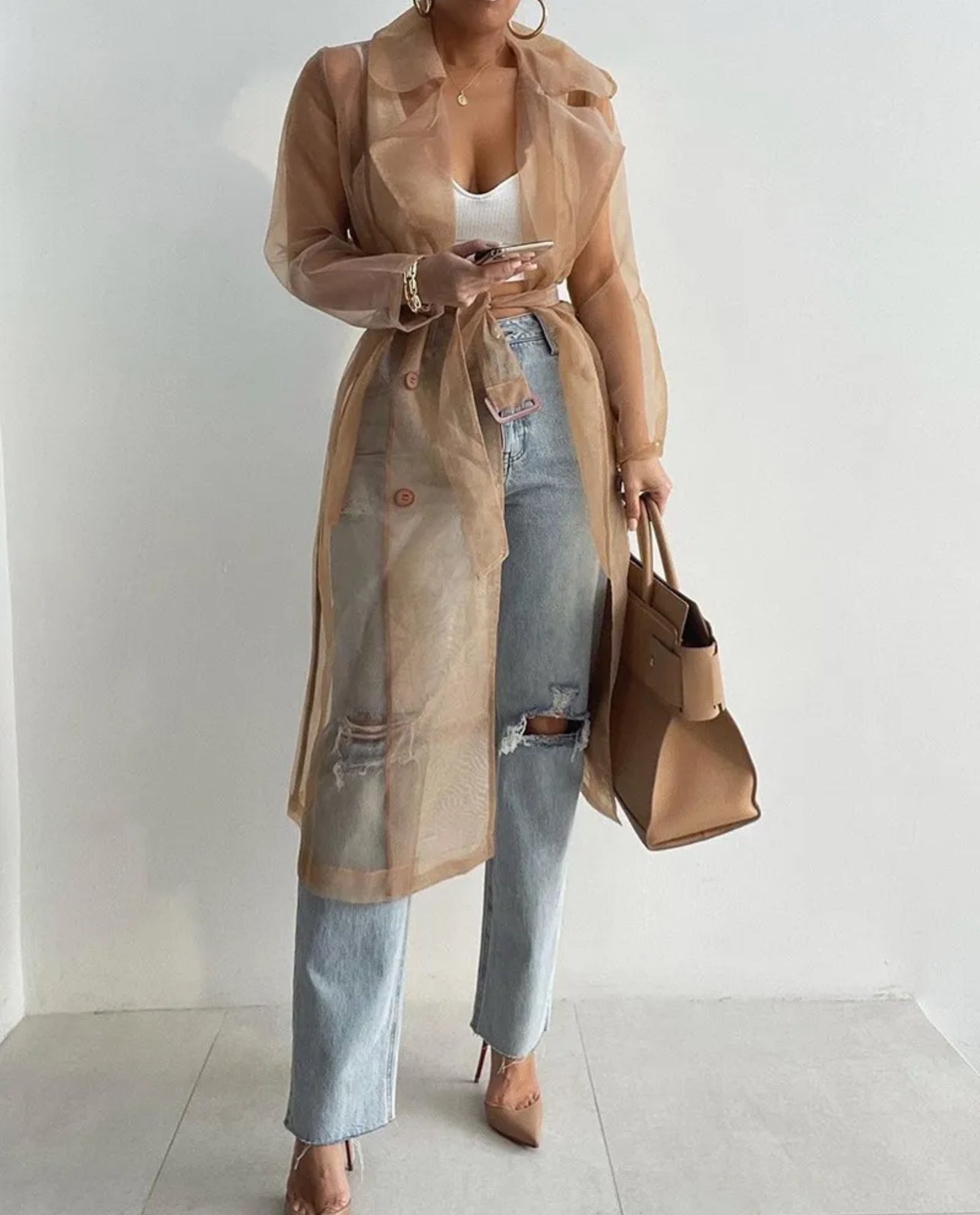 Long Overcoat Blouse(3 colors available)