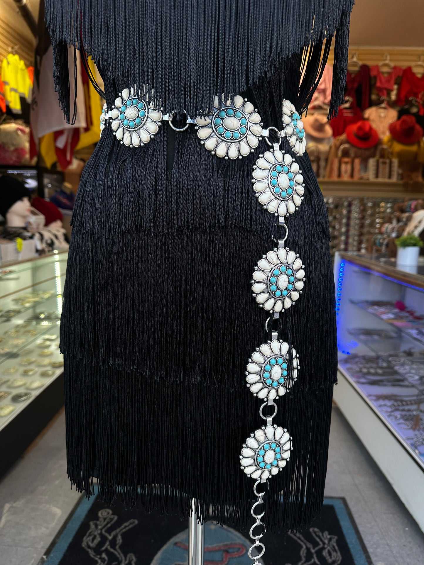 Black fringe Dress