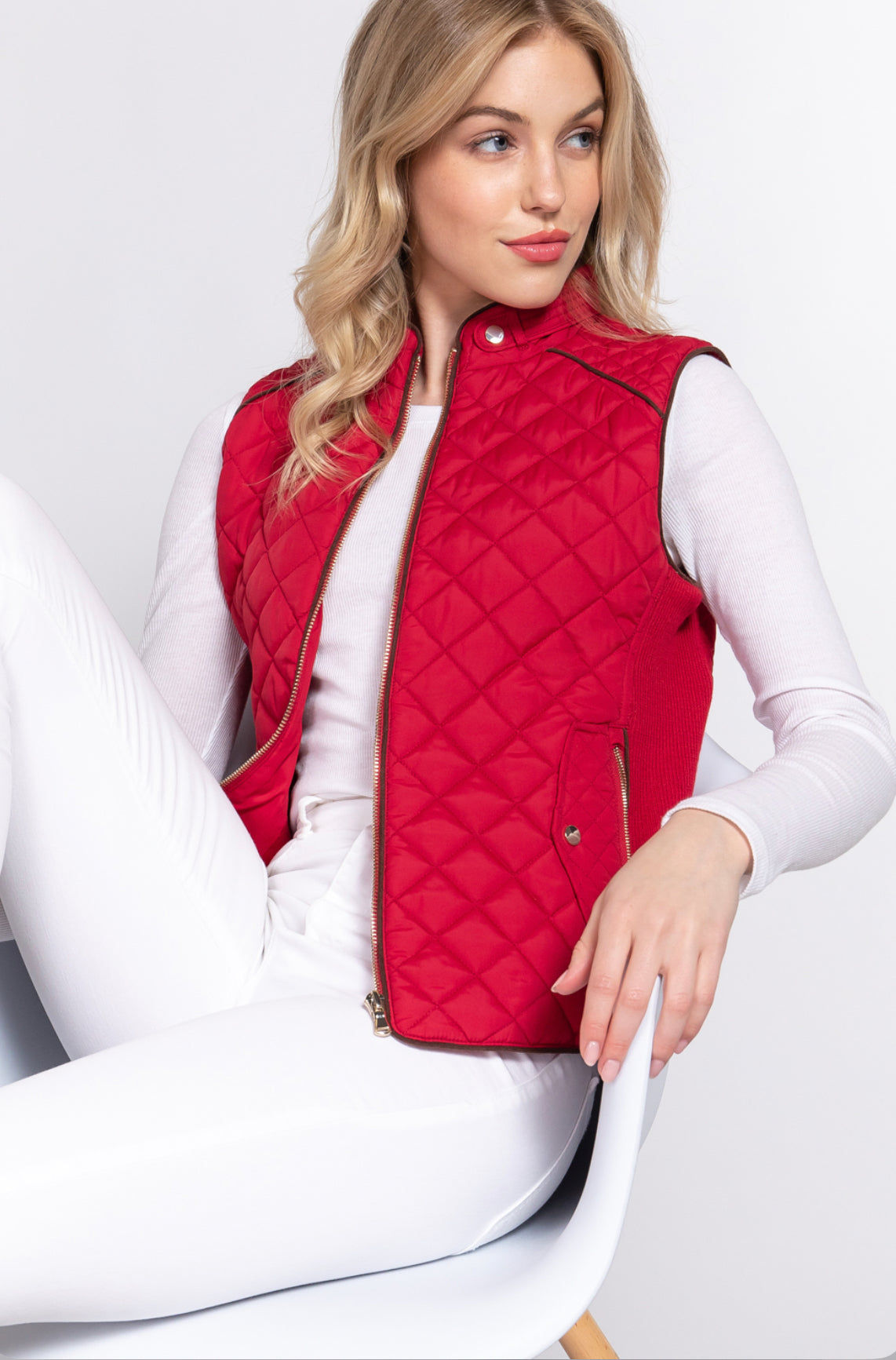 Red Padding Vest