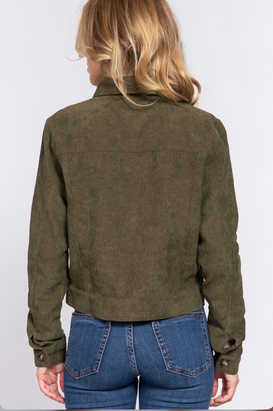 Olive Corduroy Jacket