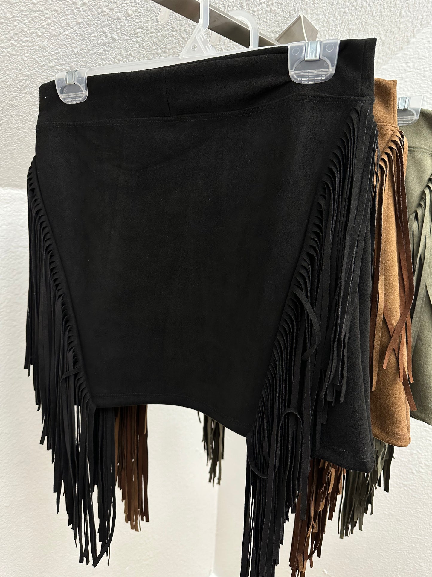 Vaquera Fringe skirt(4 colors available)