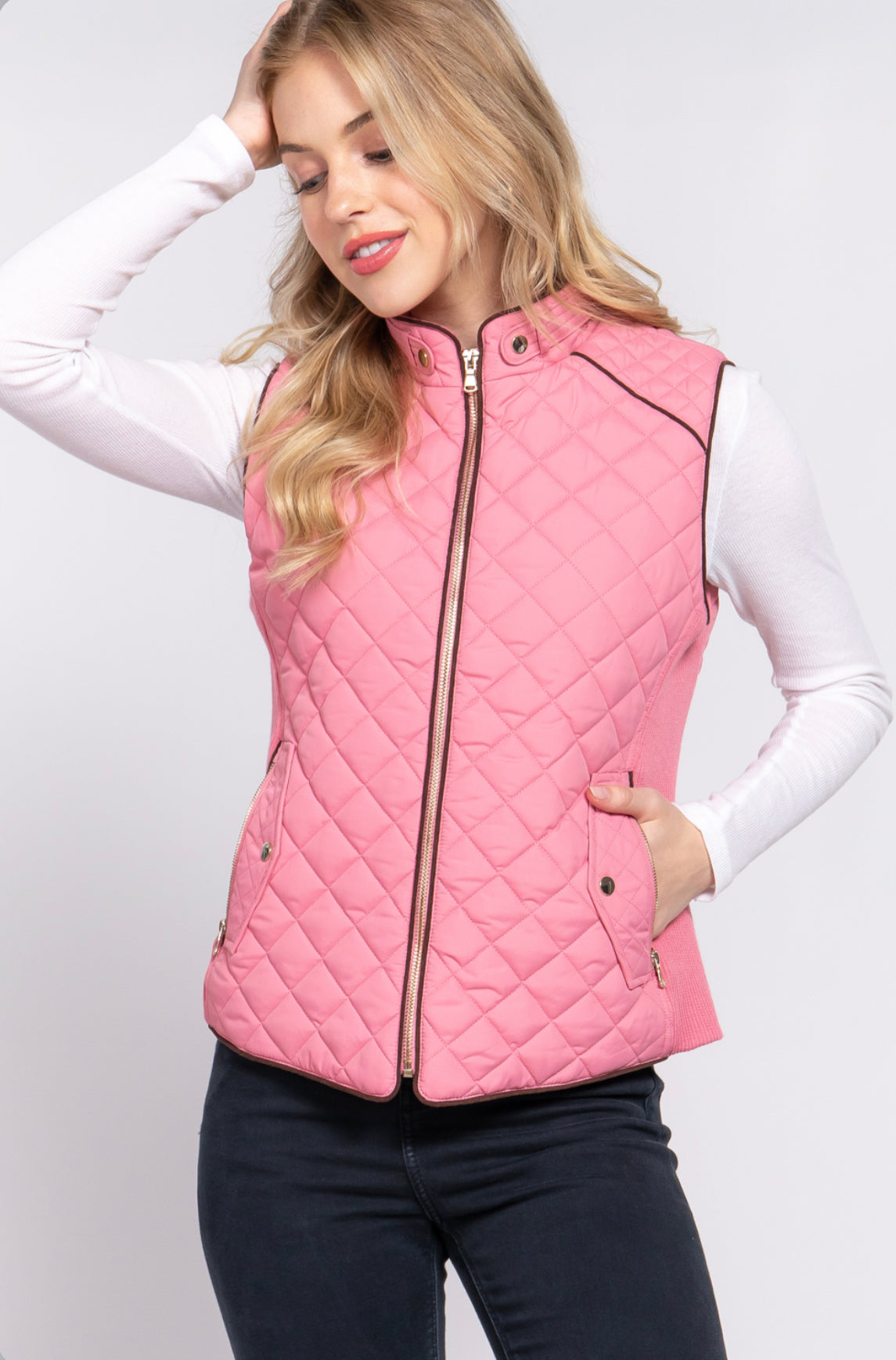 Pink Padding Vest