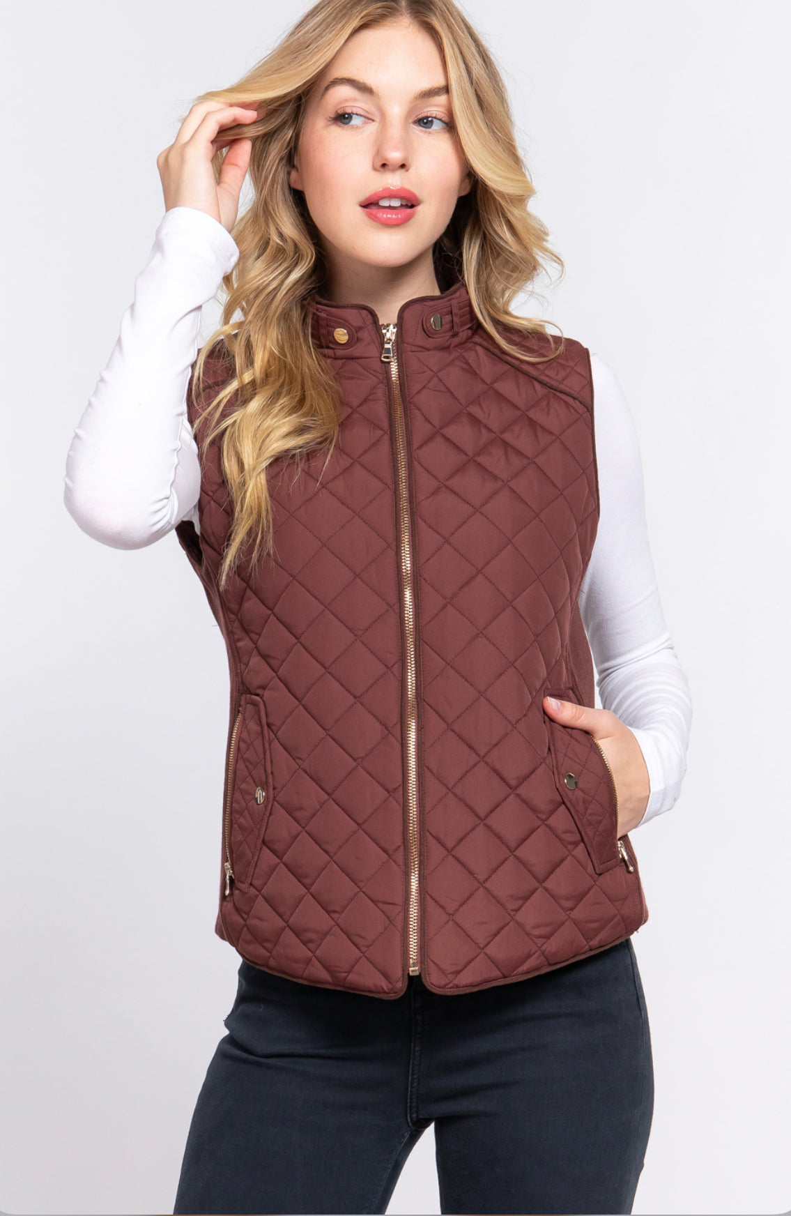 Brown Padding Vest