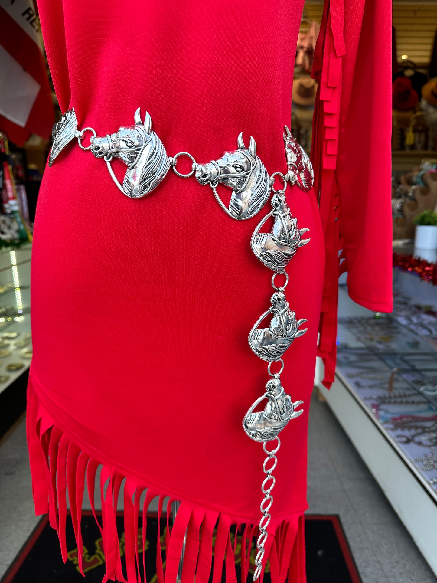 Horse chain belt 45” long