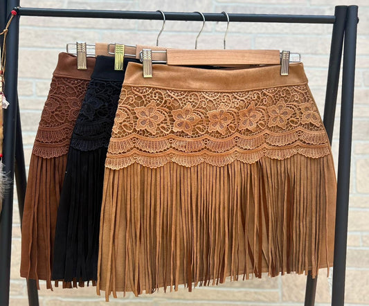 Embroidered Mexican skirts (3 colors available)