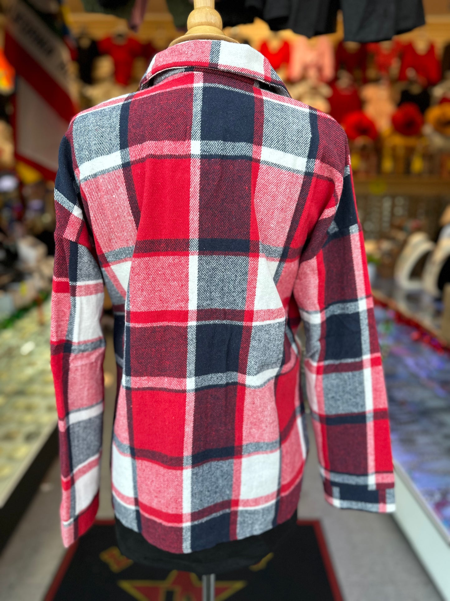Plaid Red Shacket