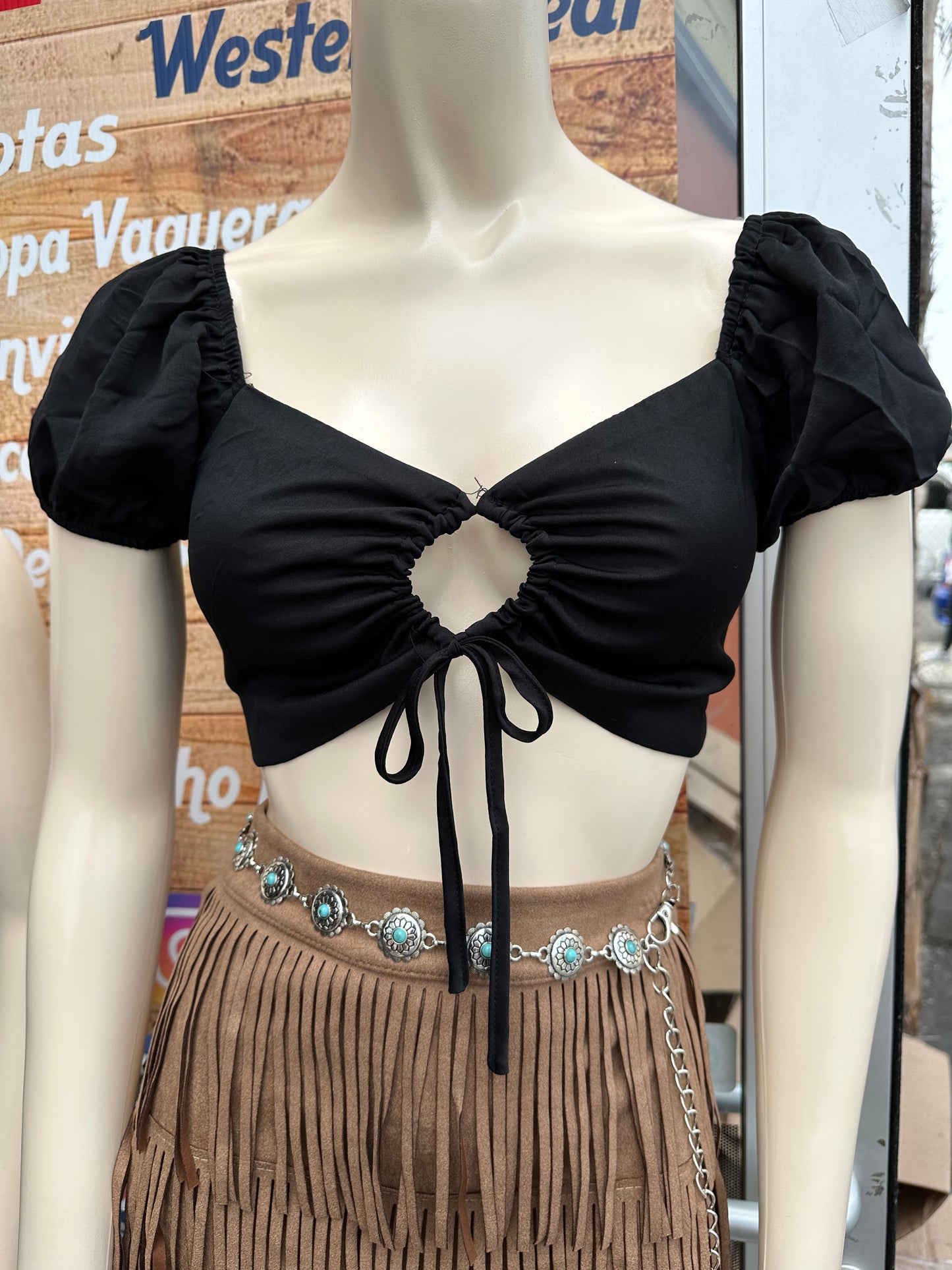Vaquera Fringe skirt(4 colors available)