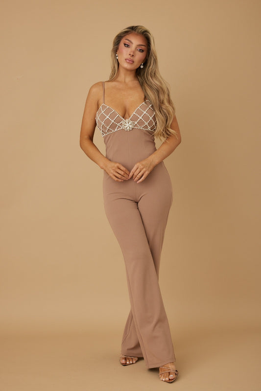 Crystal luxury jumpsuit