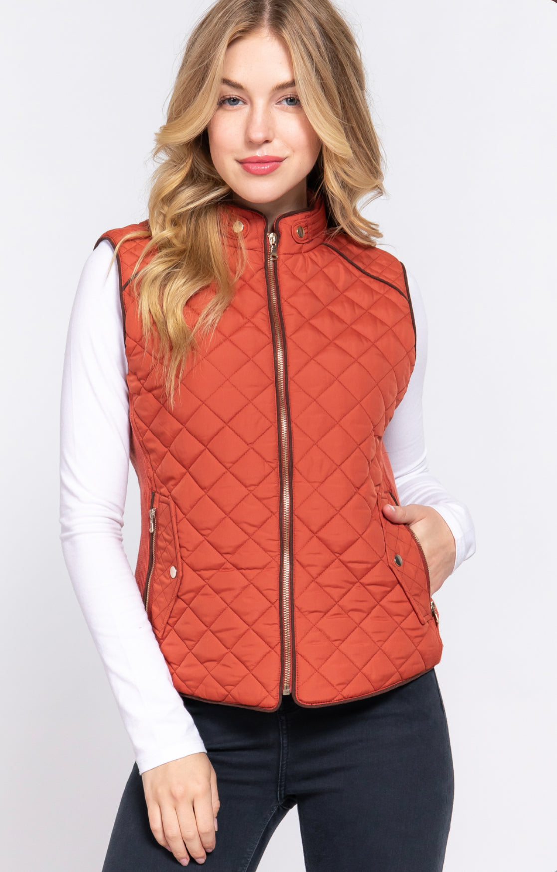 Rust Padding Vest