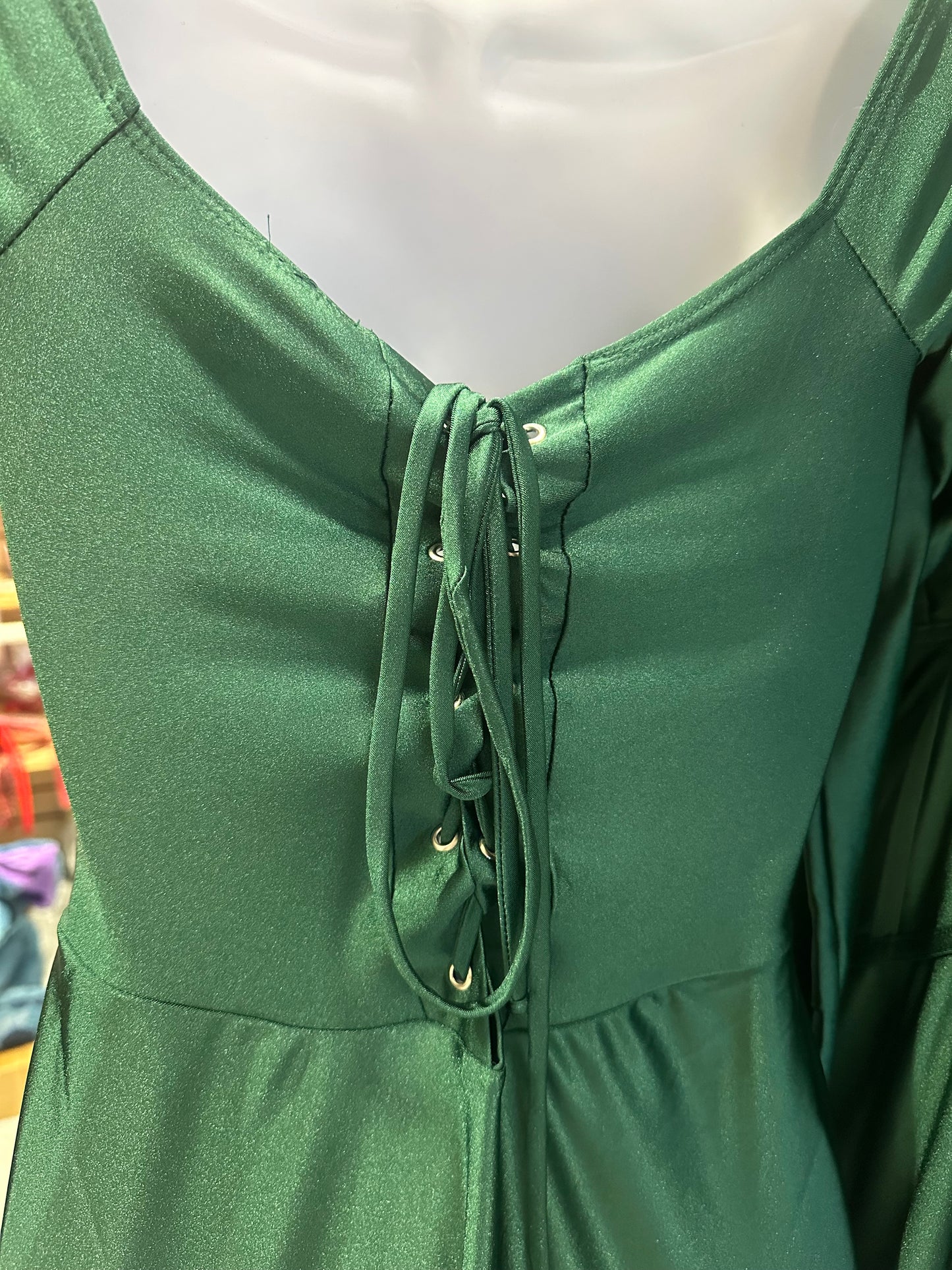 Green Party Dress