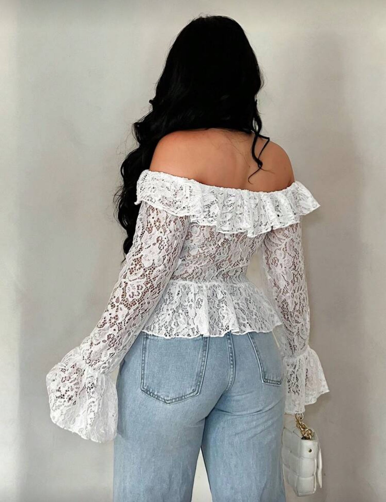 Off shoulder shirt size large