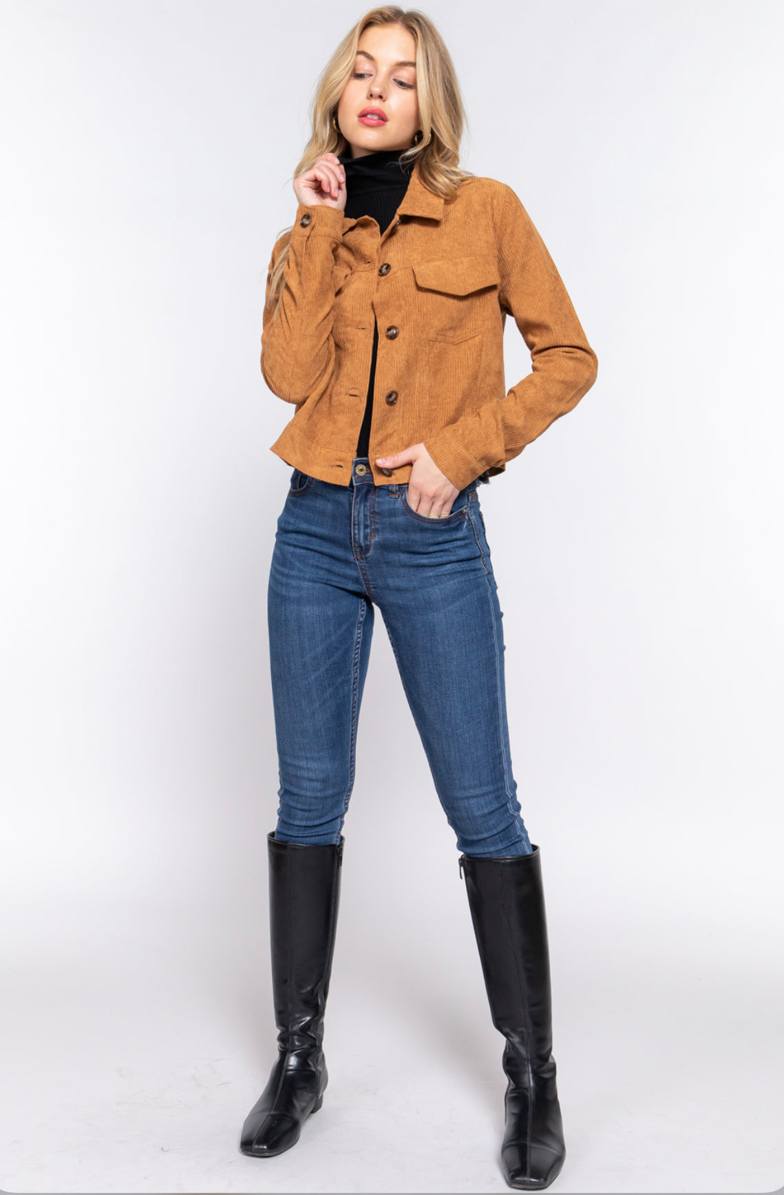 Camel Corduroy Jacket