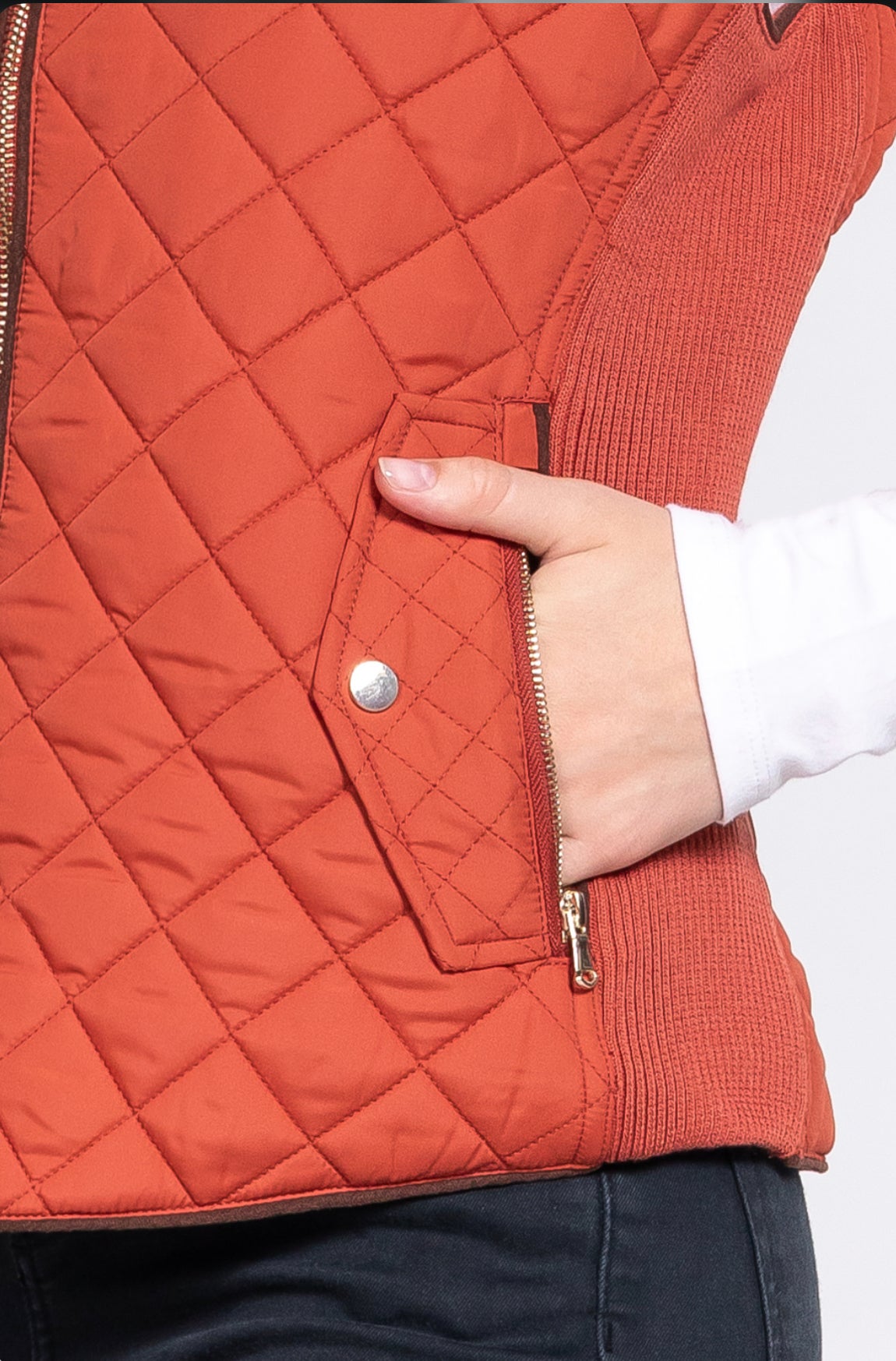 Rust Padding Vest
