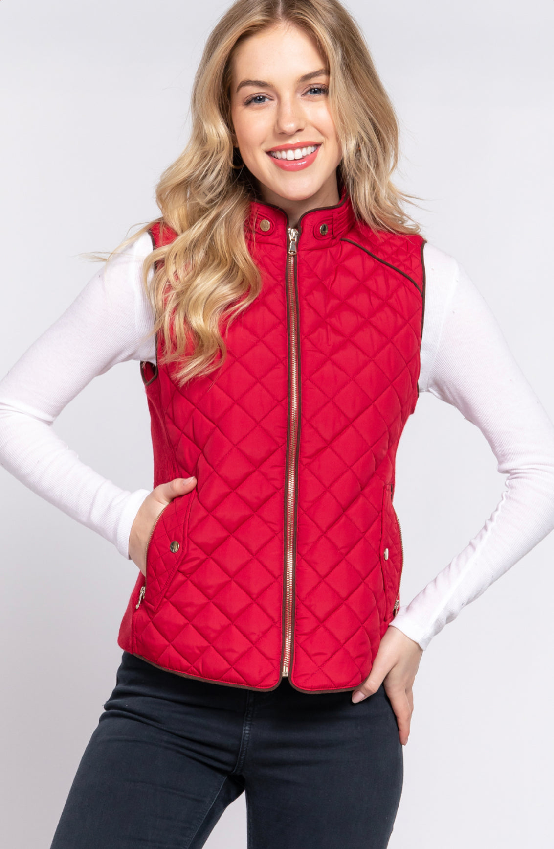 Red Padding Vest