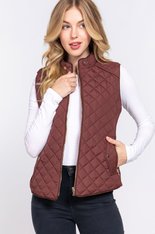 Brown Padding Vest
